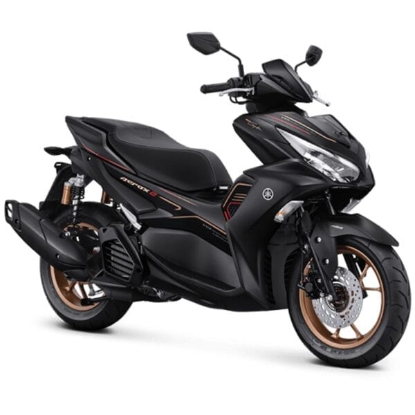 Motor aerox c/abs warna hitam