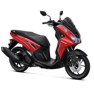 Motor Lexi LX warna merah
