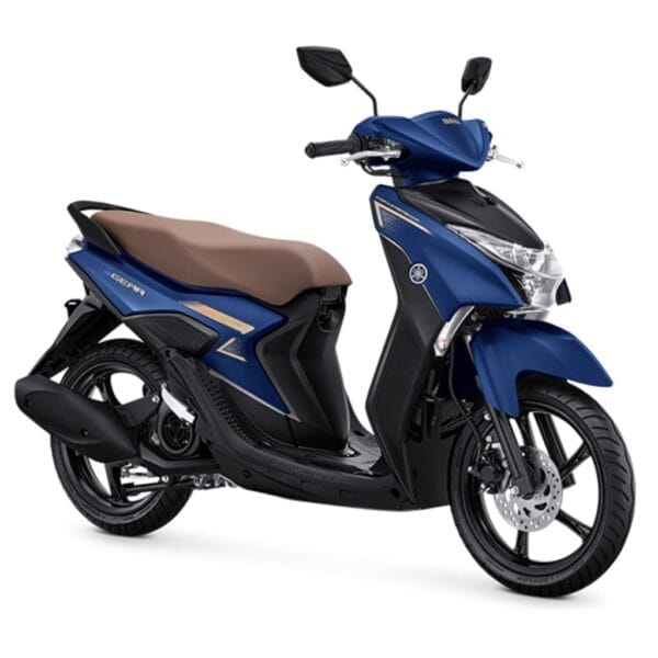 Motor Yamaha Gear 125 S berwarna biru