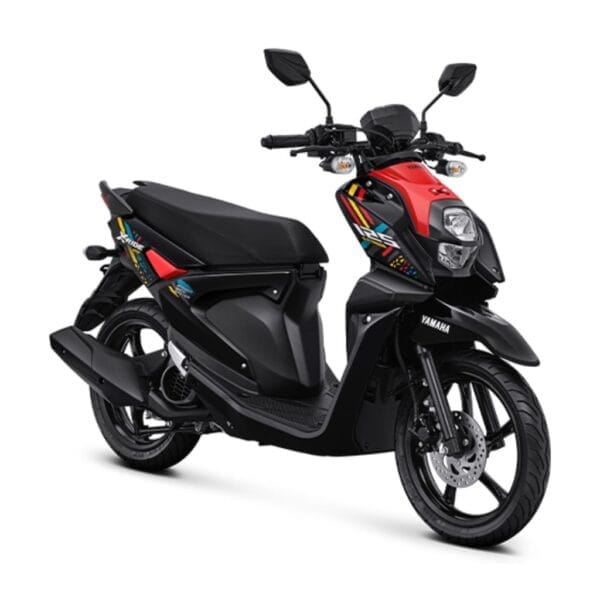 Motor X-ride 125 warna merah hitam