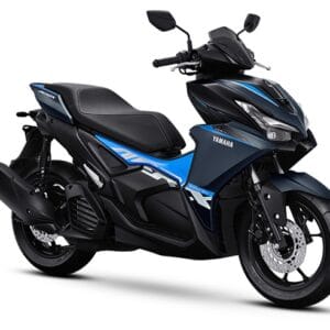 aerox alhpa standar berwarna biru