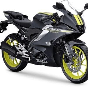 Motor yamaha R15 berwarna kuning